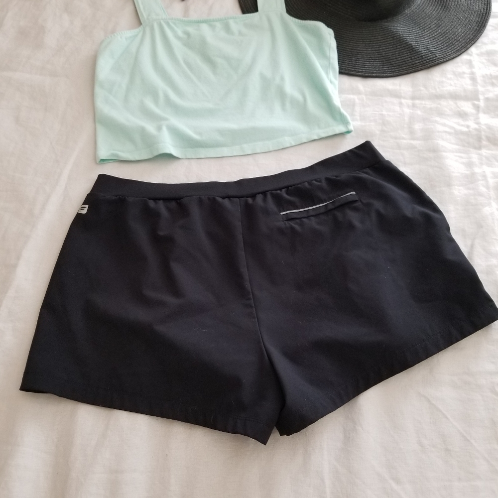 Fabletics Black Ruffle Skort With Pockets - image 3